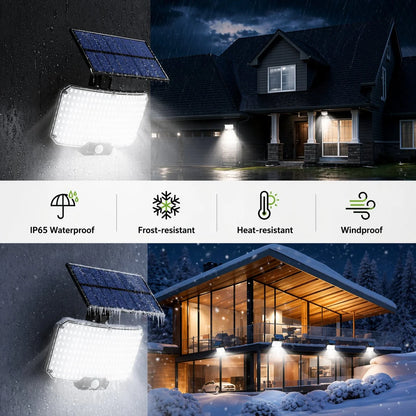 Solar Security Wall Light